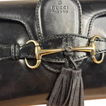 Gucci Black Leather Small Emily Chain Shoulder Bag