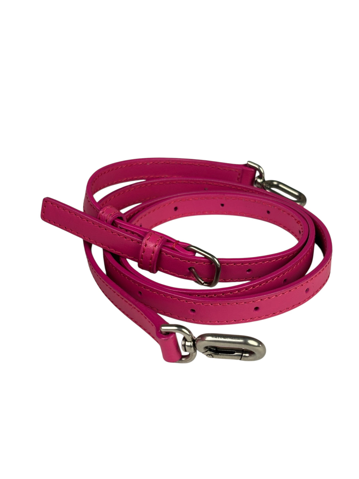 Balenciaga Pink Leather Hourglass Two-Way Bag
