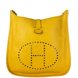 Hermes Evelyne Taurillon Clemence Leather Shoulder Bag