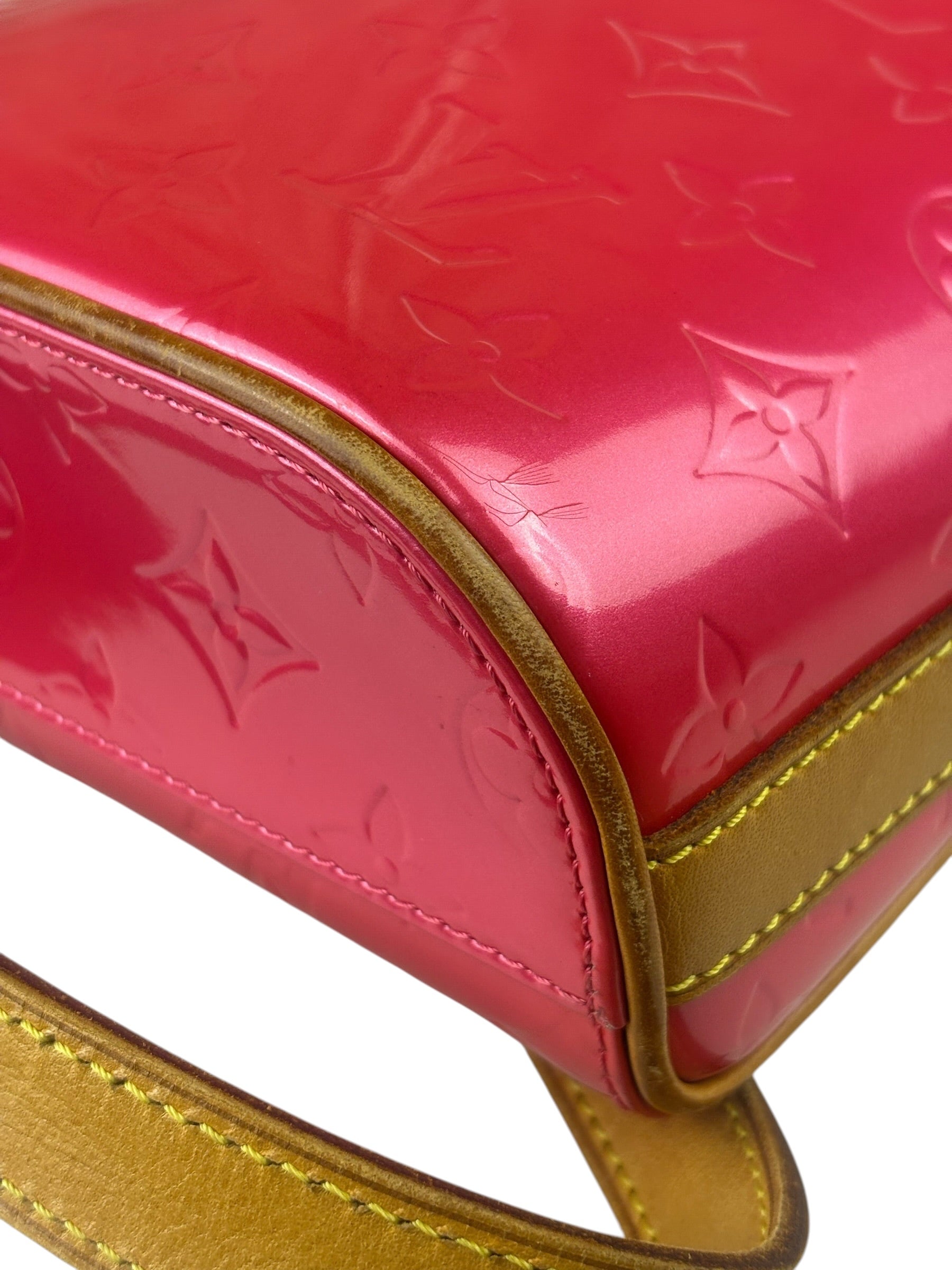 Louis Vuitton Vintage Fuchsia Pink Vernis Sullivan Verrical Crossbag