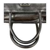 Prada Black Leather Tote Bag