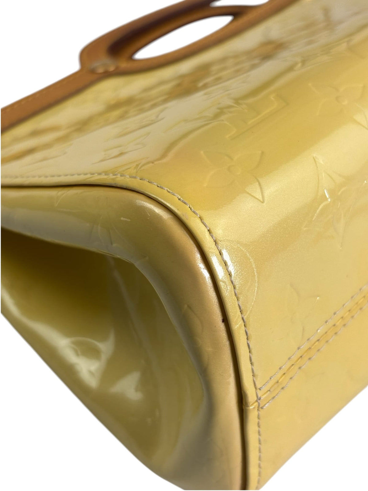 Louis Vuitton Yellow Vernis Roxbury Drive Two-Way Bag