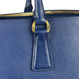 Prada Blue Galleria Saffiano Leather Tote