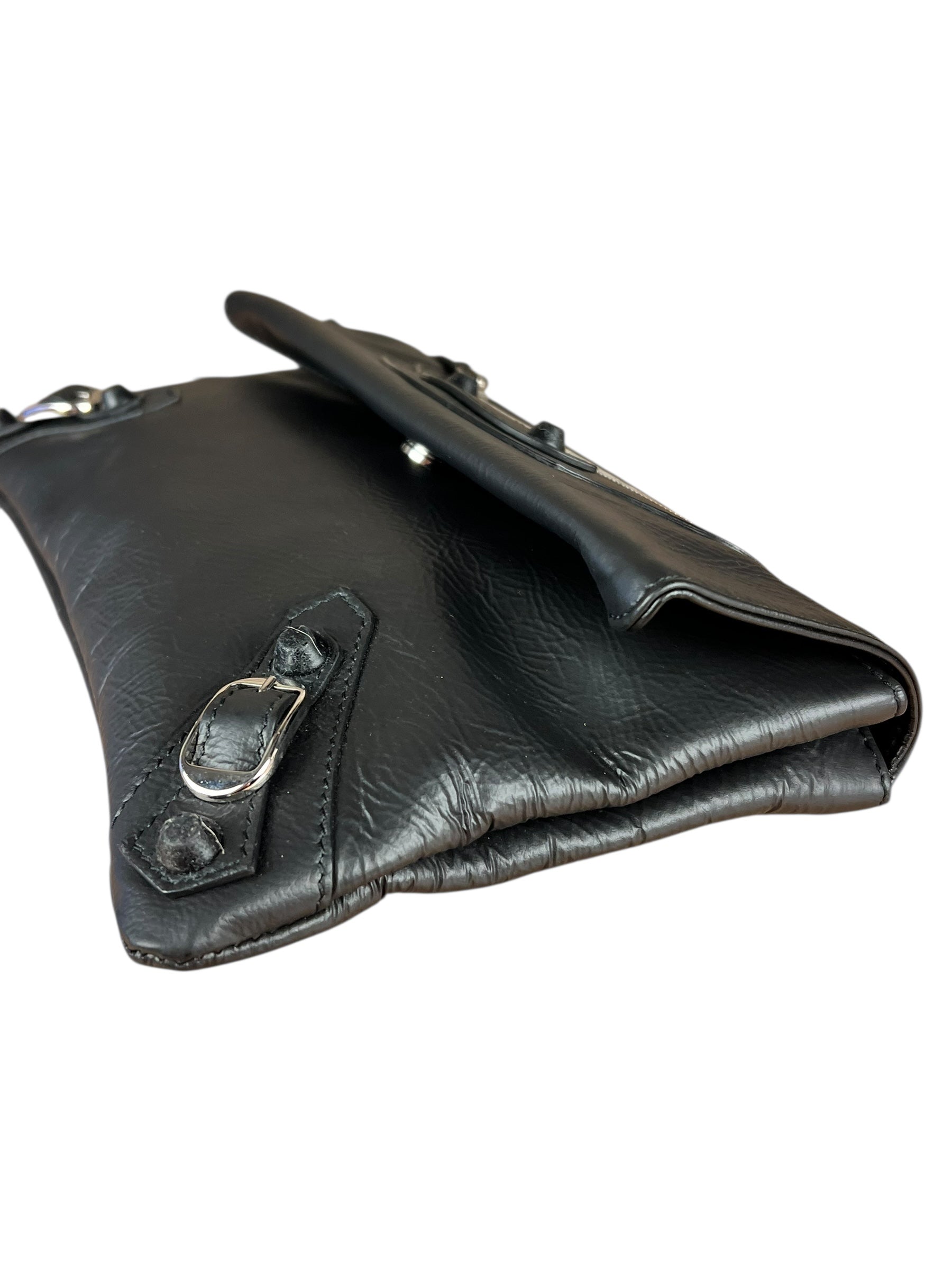 Balenciaga Envelope Clutch Black