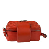 Chanel Red Quilted Lambskin Nano CC Box Camera Bag 2018