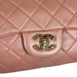 Chanel Pink Quilted Lambskin Precious Jewel Flap Bag 2010