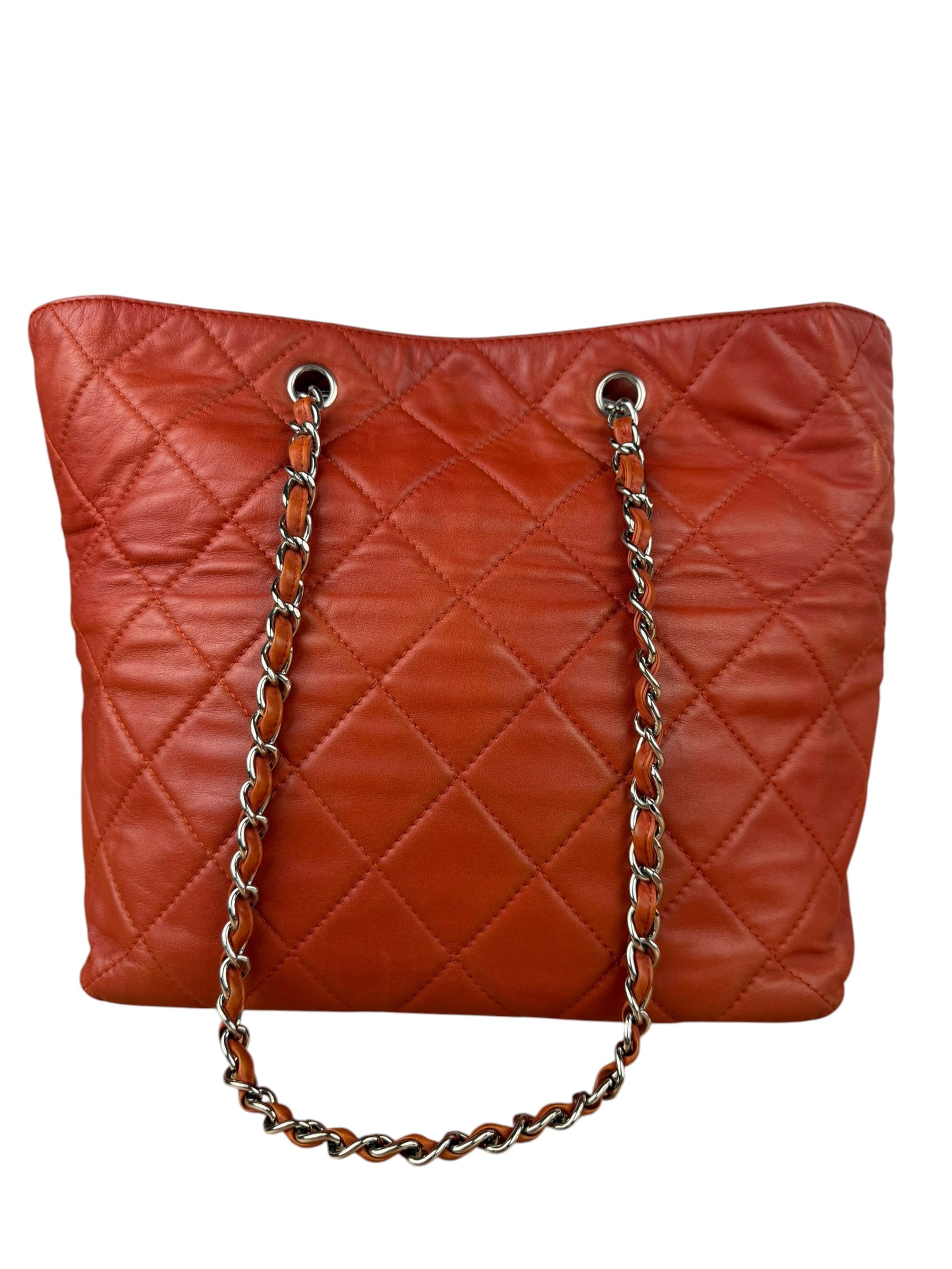 Chanel Quilted Lambskin In The Business North/South Tote 2010