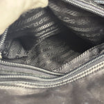 Prada Vintage Black Leather Tote Bag