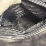 Prada Vintage Black Leather Tote Bag