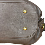 Louis Vuitton Brown Leather Mahina Hobo Bag