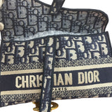 Christian Dior Oblique Slim Saddle Pouch
