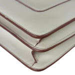 Bvlgari White/Pink Leather Serpenti Forever Shoulder Bag