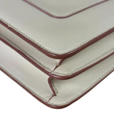 Bvlgari White/Pink Leather Serpenti Forever Shoulder Bag