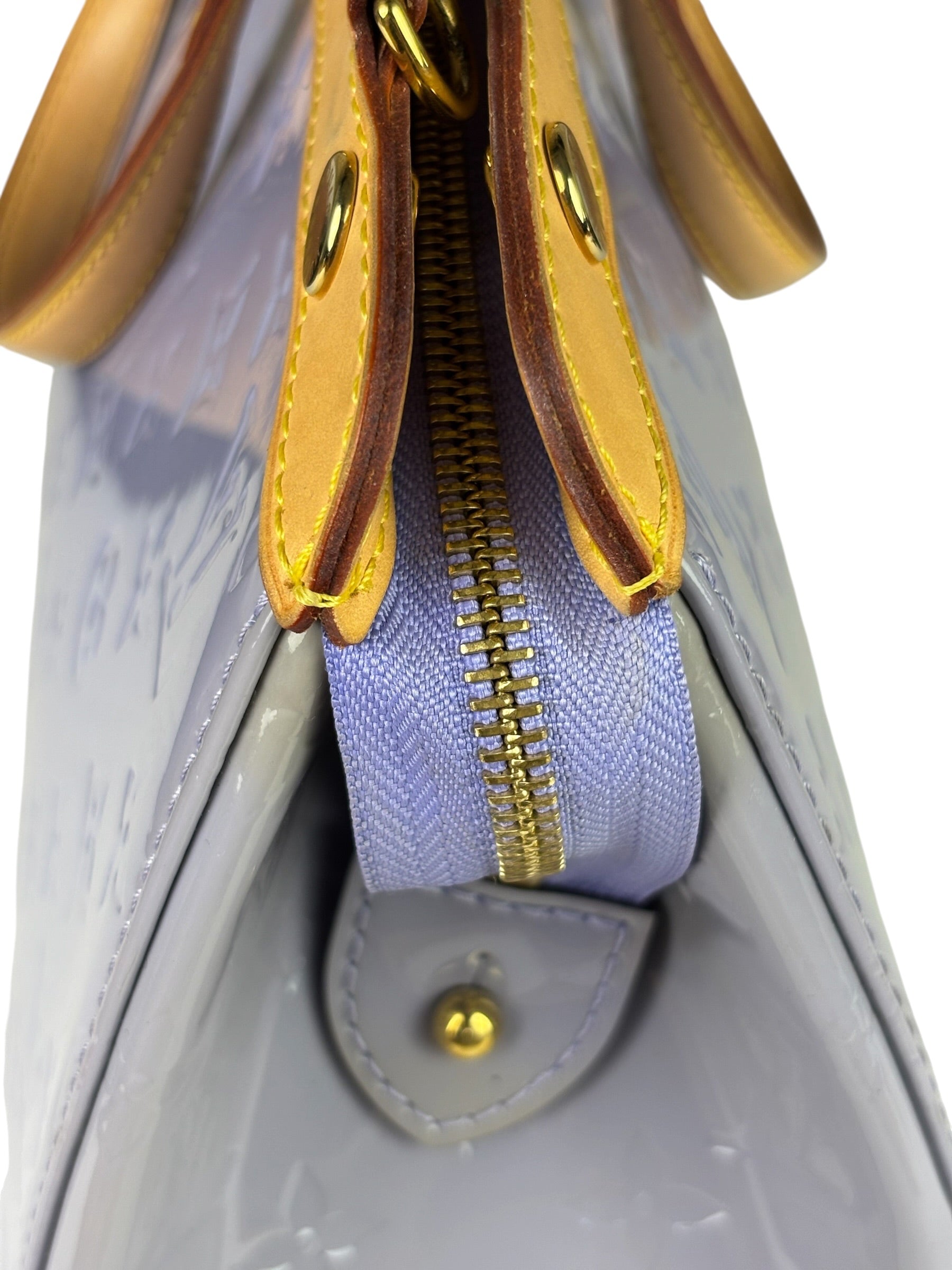 Louis Vuitton Lilac Vernis Monogram Brea Two-Way Bag