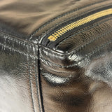 Yves Saint Laurent Black Patent Leather Downtown Tote