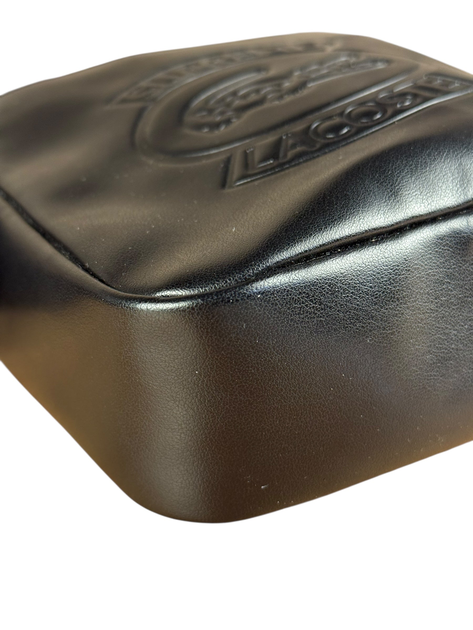 Supreme x Lacoste Black Leather Crossbody