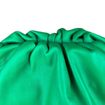 Bottega Veneta Green Large Pouch Clutch