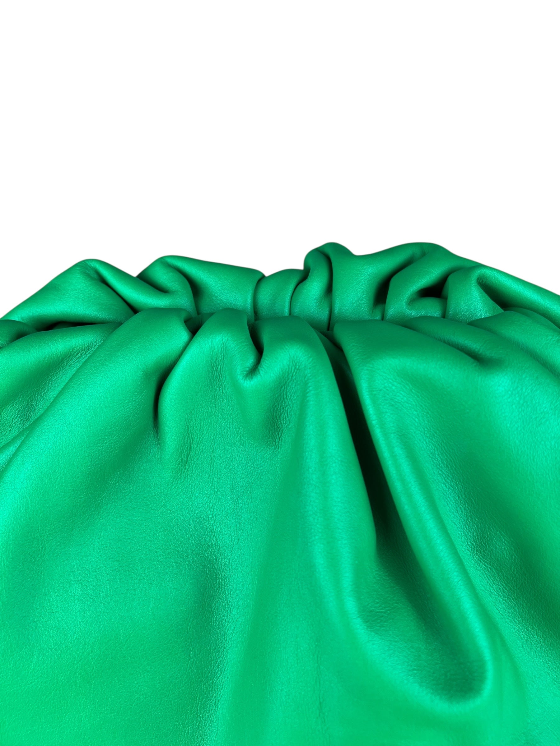 Bottega Veneta Green Large Pouch Clutch