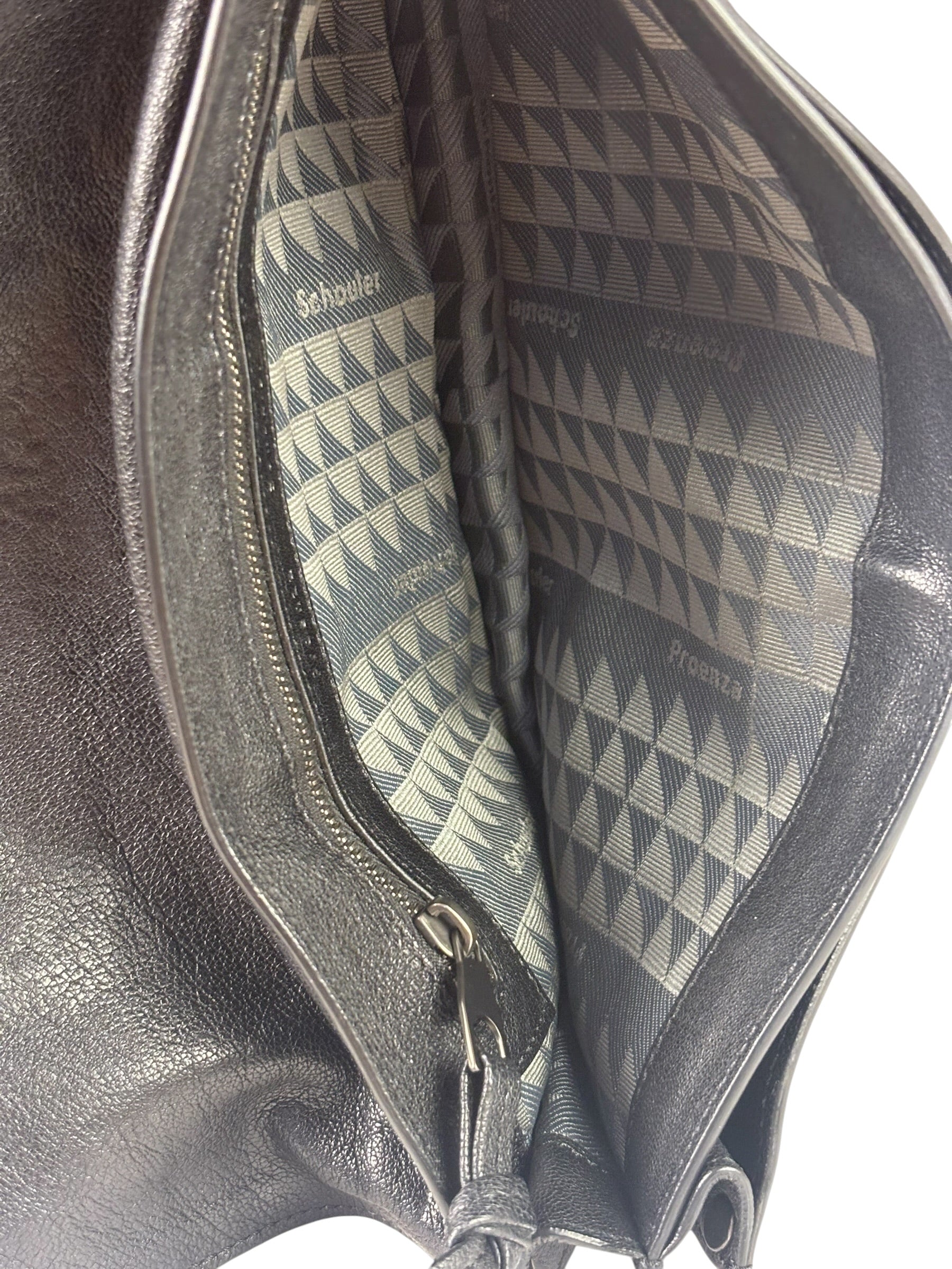 Proenza Schouler Black Leather PS1 Clutch