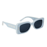 Christian Dior DiorPacific Rectangular Sunglasses Blue