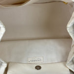 Chanel Beige Quilted Leather  Chain Shoulder Bag 2008