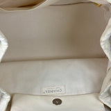 Chanel Beige Quilted Leather  Chain Shoulder Bag 2008