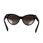 Prada Vintage Black Cat Eye Sunglasses
