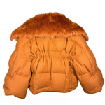 Fendi Vintage Wool/Fur Quilted Coat