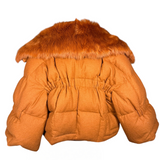 Fendi Vintage Wool/Fur Quilted Coat