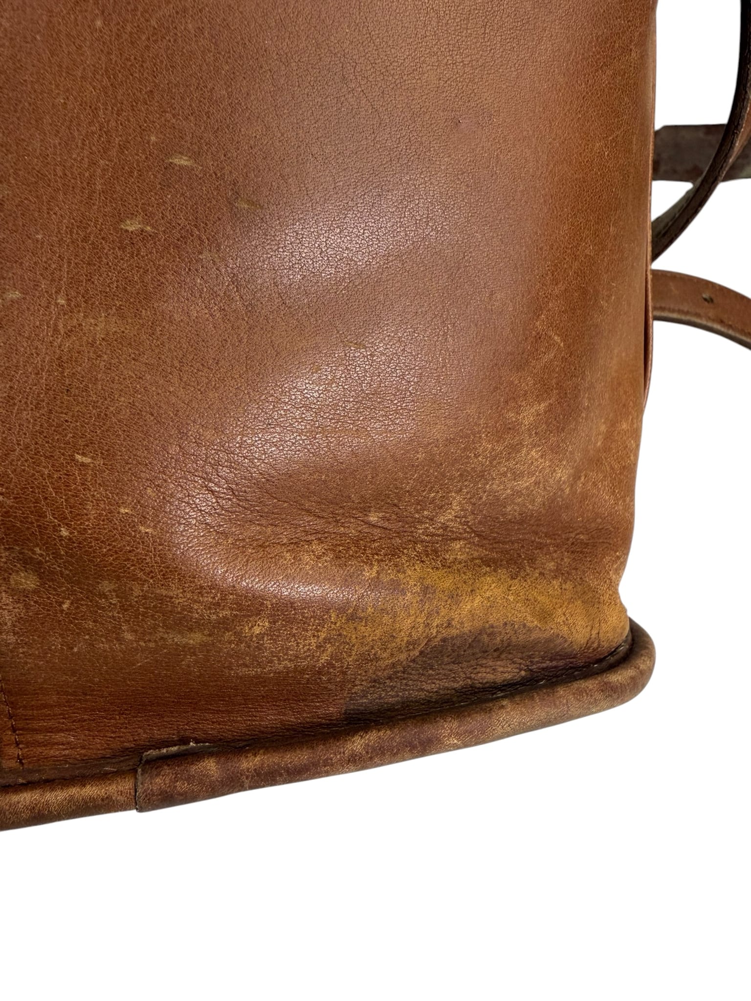 Coach Vintage Brown Leather Legacy Zip Crossbody Bag