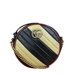Gucci Multicolor Leather Azalea Marmont Round Crossbody