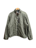 Vintage Ralph Lauren Olive Vertical Puffer Jacket (Collar Hoodie)