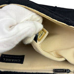 Chanel Black Wool Quilted 2.55 Chain Flap Bag '97-'99