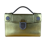 Christian Dior Diorever Gold Leather Clutch Bag