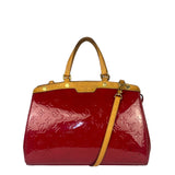 Louis Vuitton Red Vernis Brea Two-Way Bag MM