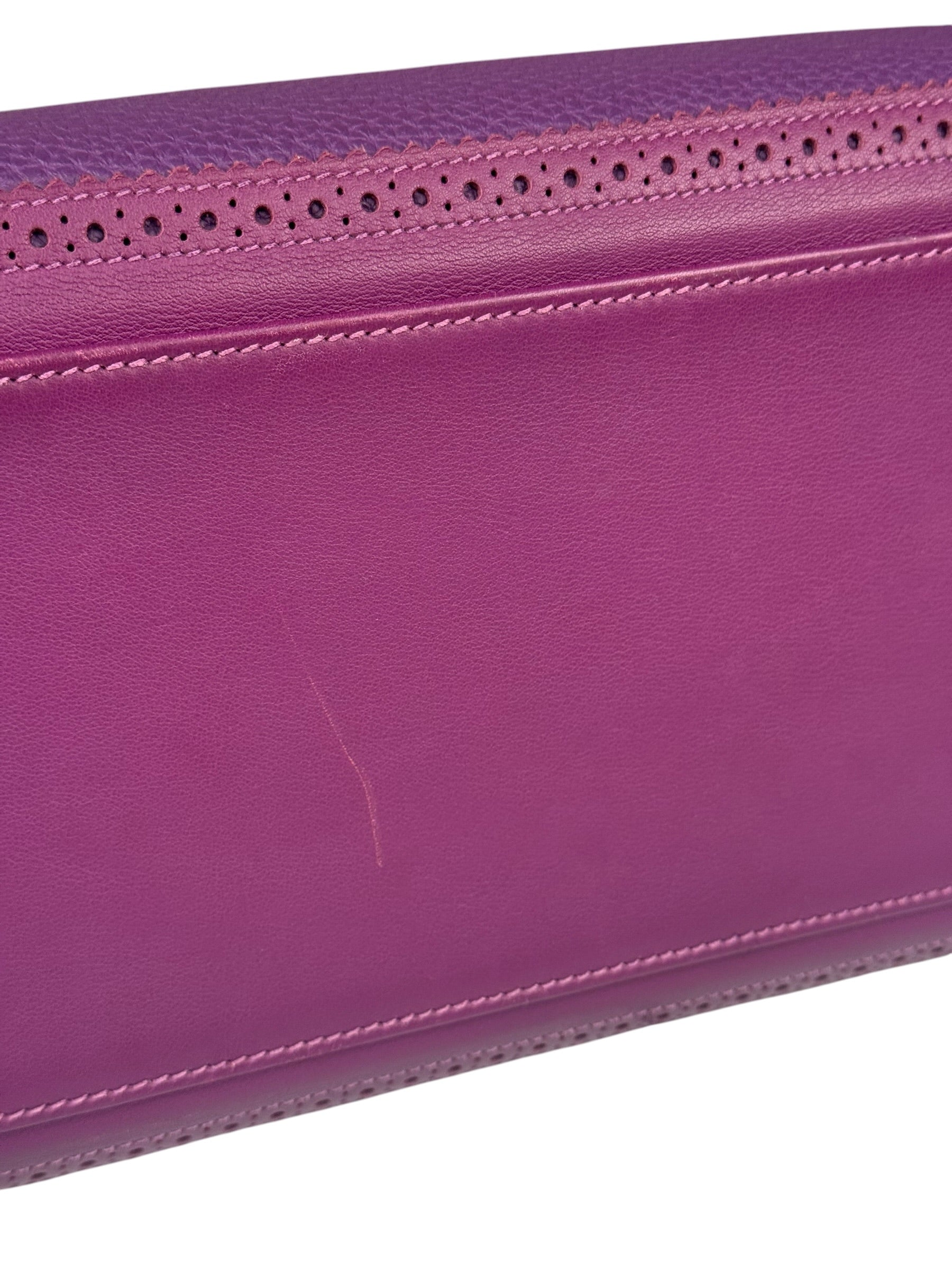 Hermes Kelly 35 Purple Ghillies Swift Togo Leather Handbag 2015