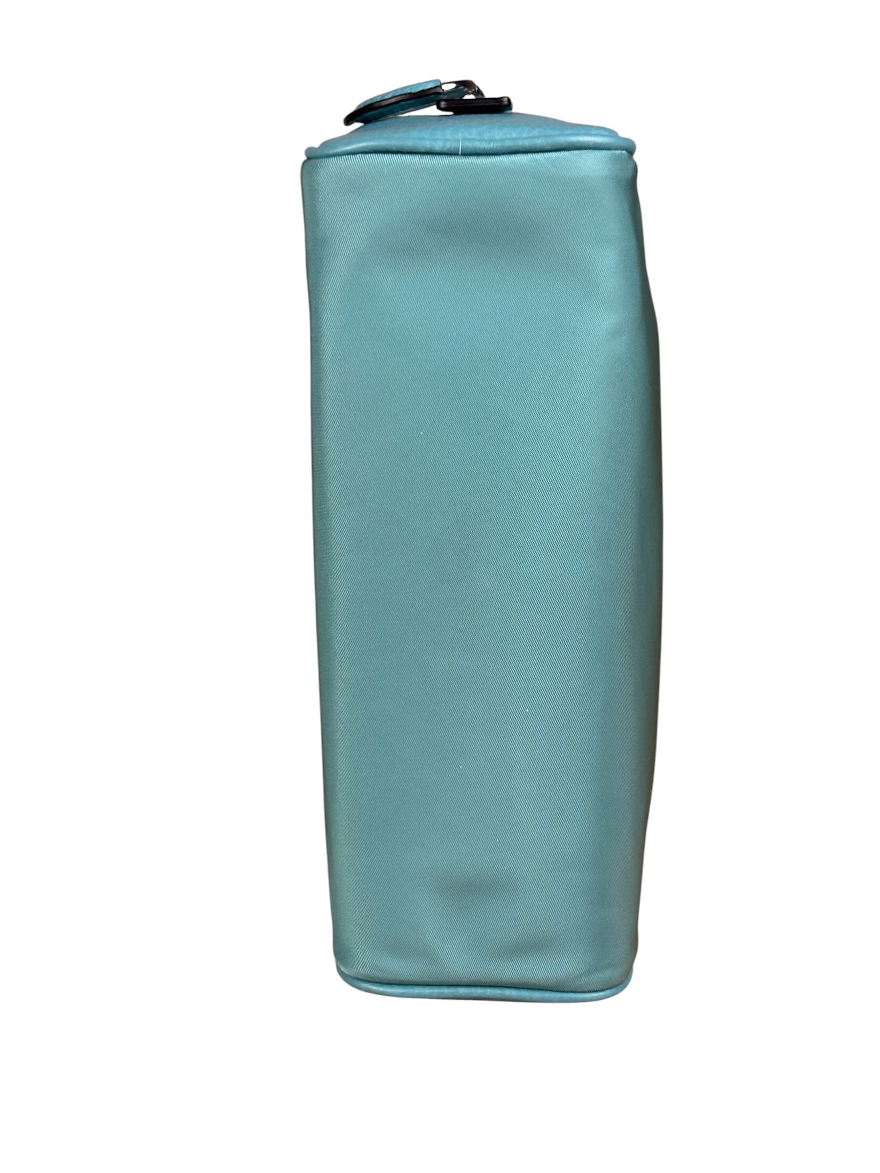 Coach Teal Blue Ellis Boxy Cosmetic Pouch