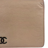 Chanel Light Pink Camila Leather Long Wallet