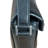 Saint Laurent Black Leather Y Studded Flap Crossbody