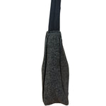 Prada Charcoal Gray Wool Sport Mini Hobo Bag