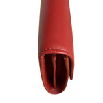 Fendi Red Leather Long Wallet