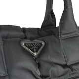 Prada Black Quilt Bomber Duffle Bag