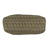 Fendi FF Beige Canvas Double Pocket Tote Bag