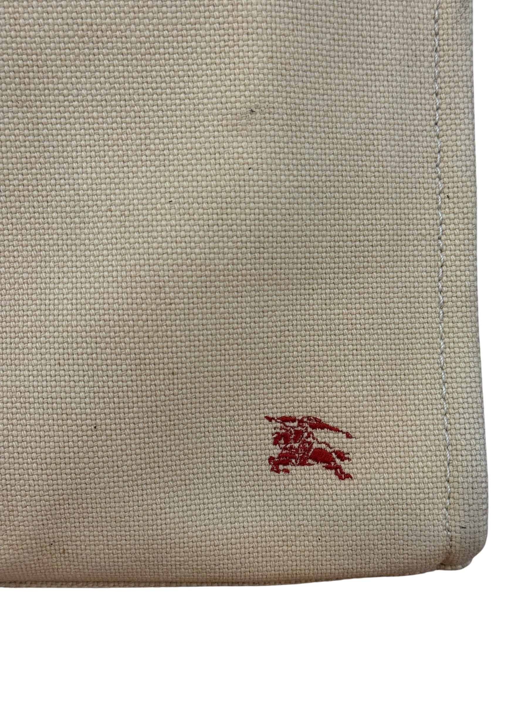 Burberry Blue Label Canvas and Leather Tote