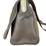 Fendi Colorblock Leather Two-Way Flap Bag