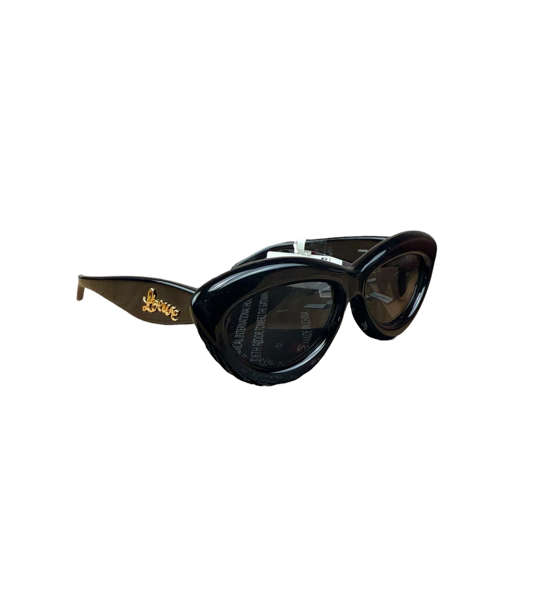 Loewe Black Inflated Cat-Eyes Sunglasses