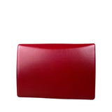 Gucci Red Leather GG Ring Shoulder Bag