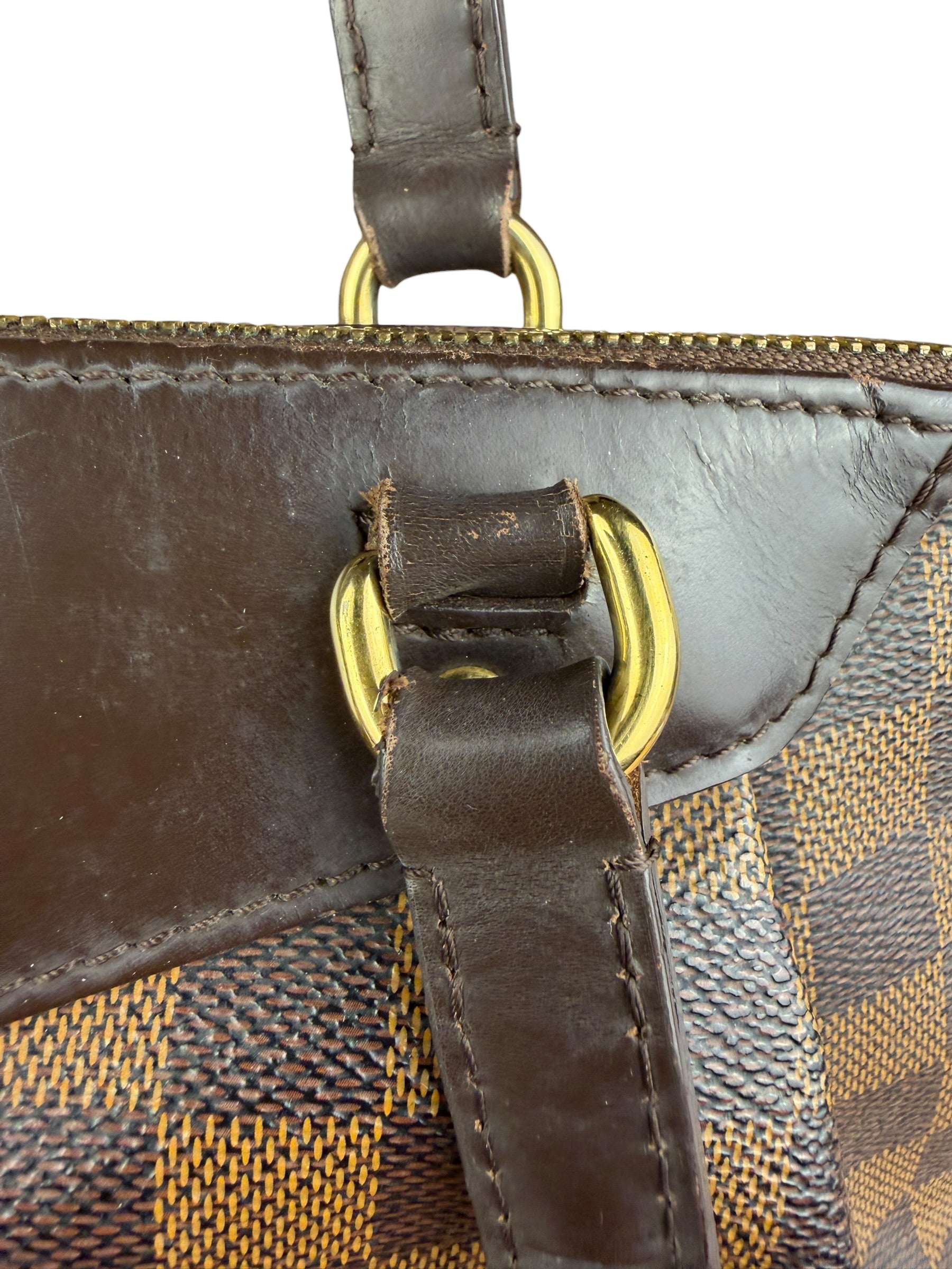 Louis Vuitton Canvas Damier Ebene Totally Shoulder/Tote Bag