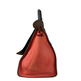 Celine Tricolor Trapeze Pebbled Leather Hand Bag