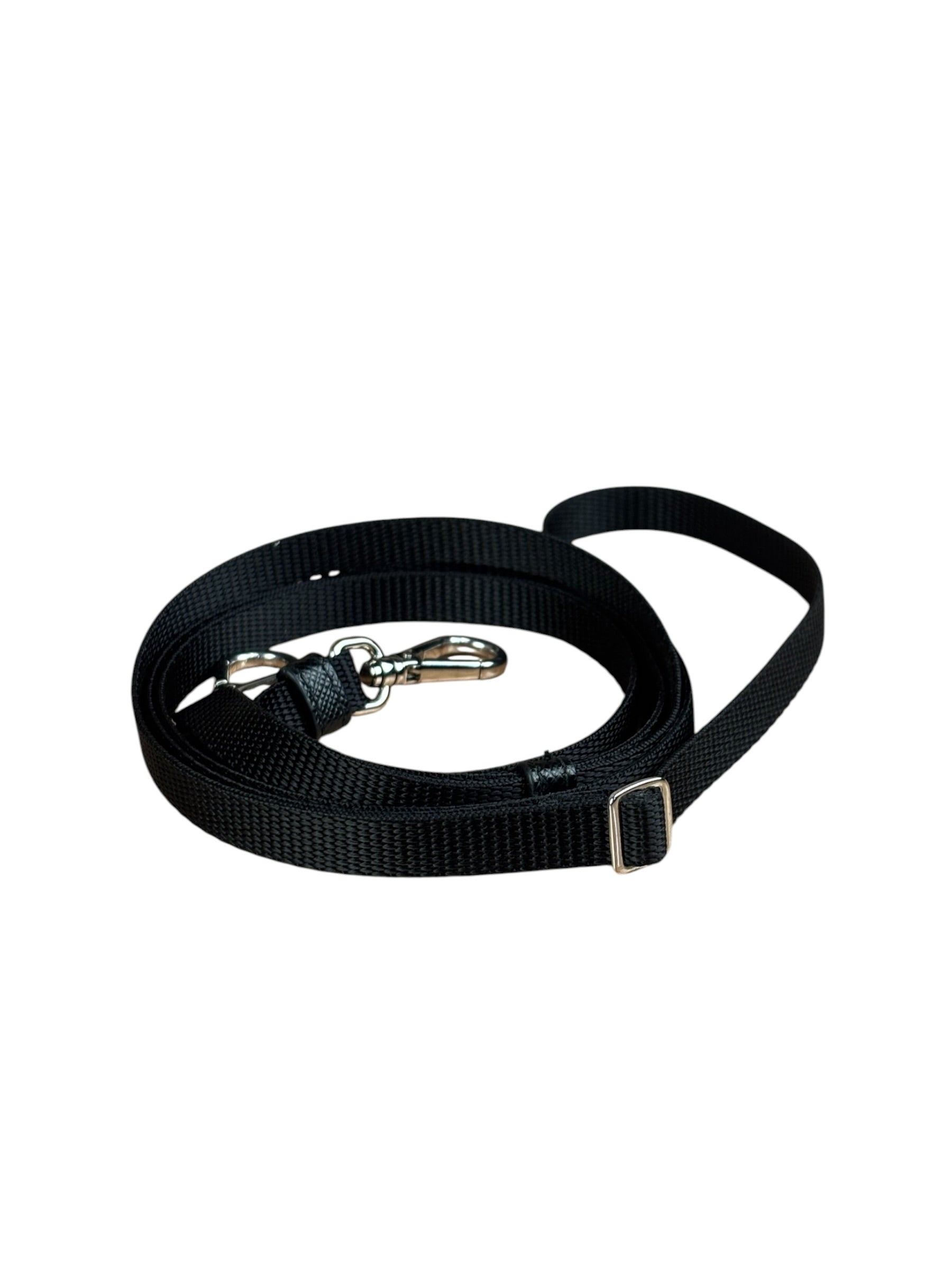 Prada Black Leather Saffiano Phone Holder